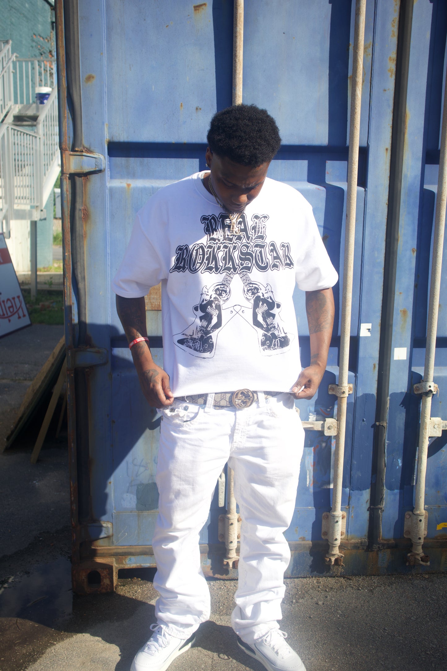 WHITE WORLD TOUR RR TEE