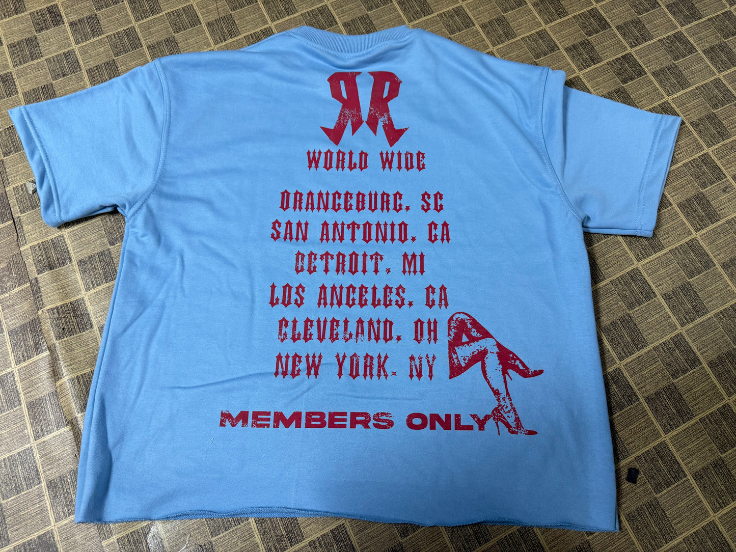 BLUE WORLD TOUR RR TEE