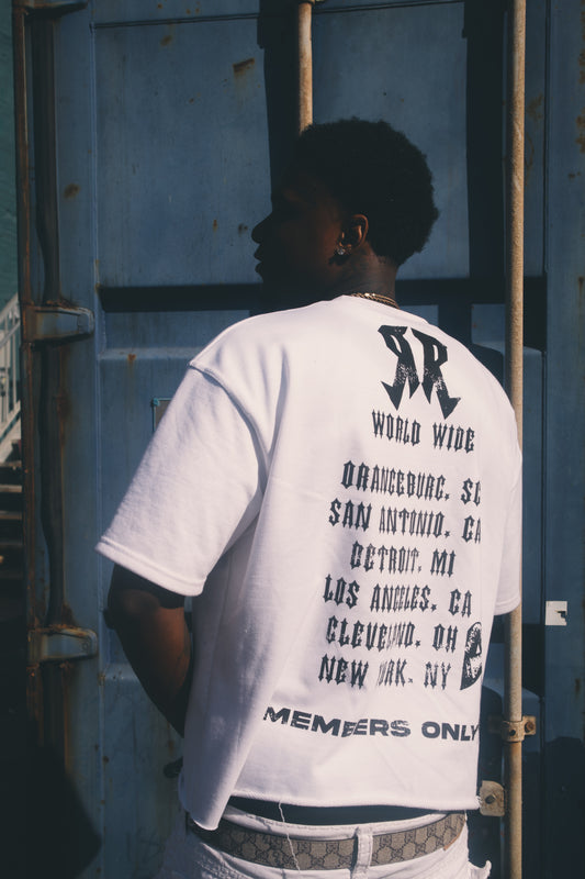 WHITE WORLD TOUR RR TEE